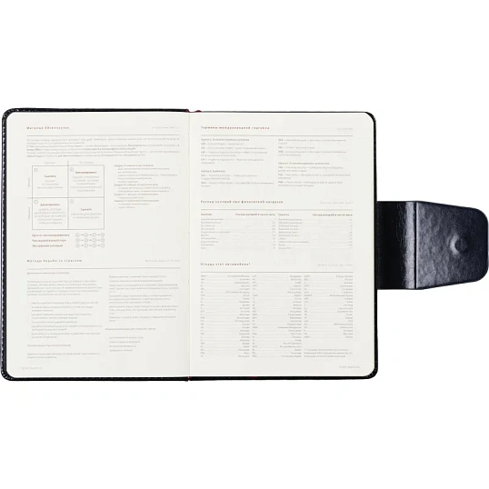 Ежедневник недатированный A5, Prestige темно-синий, 160 л. 3-352/02