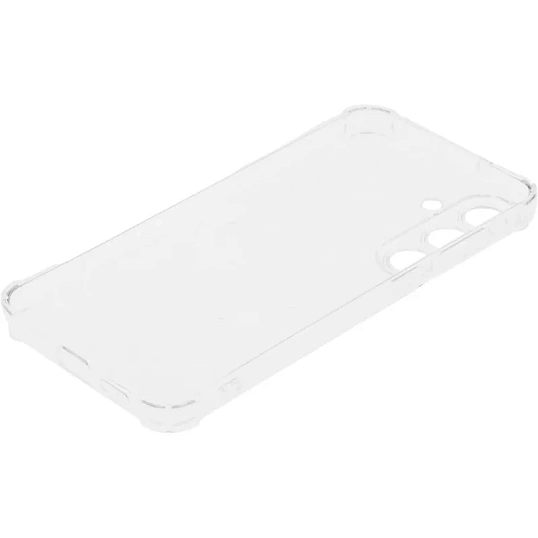 Чехол накладка PERO силикон для Samsung S25 Plus прозрачный усиленный
