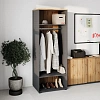 Гардероб К-Loft 241H002 выс.2106 дуб натур./графит