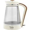 Чайник Tesler KT-1750 BEIGE, 1,7л., 2200Вт., стекло