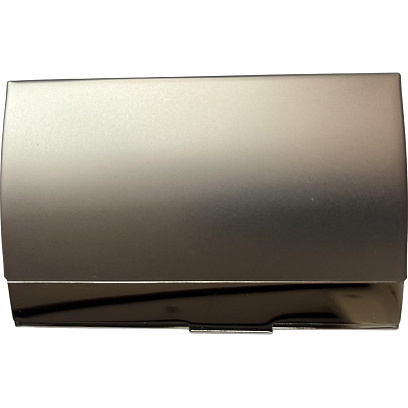 Визитница карманная на 20 визитниц металл/хром, 8717