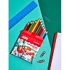 Карандаши цветные 12 цв/наб 6-гран №1School ColorPics короткие, 88 мм