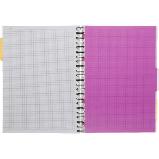 Бизнес-тетрадь 140л,кл,А4,SPIRAL BOOK Салатовый,евросп,обл.пл,раздел.84102