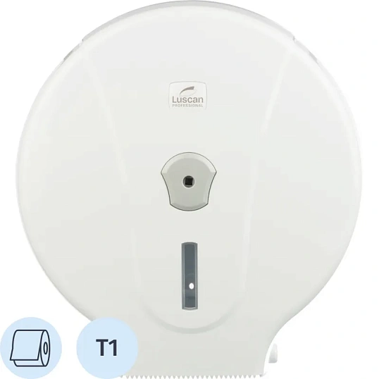 Диспенсер для туалетной бумаги рулLuscan Professional макси белый