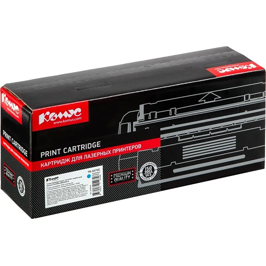 Тонер-картридж Комус TK-5370C гол. для Kyocera PA3500cx/MA3500cix