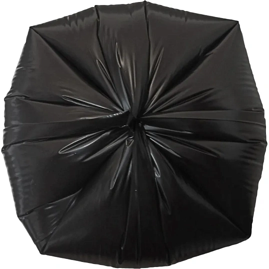 Мешки для мусора ПВД 30л 25мкм 50шт/рул черные 50x70см Luscan