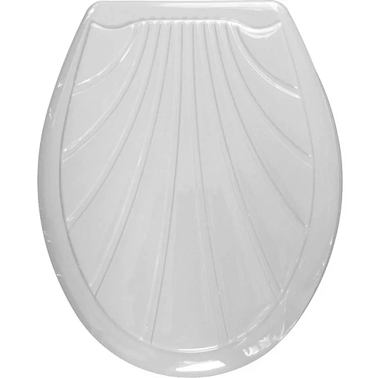 Сиденье для унитаза Ракушка белое 104-403-00