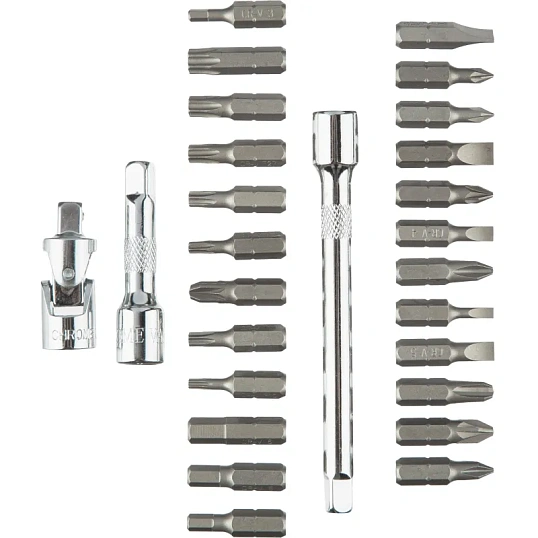 Отвертка с набором бит, 40 предметов TOPFORT (9113140)