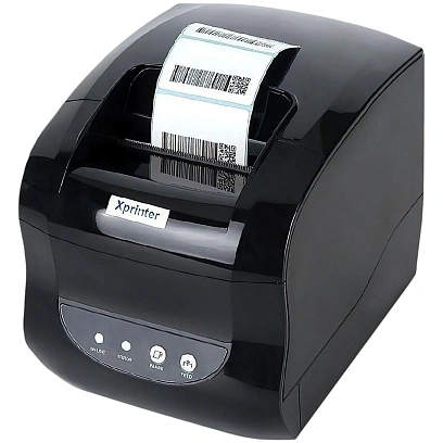 Этикет-принтер XPrinter XP 365B 203dpi, USB, Черный
