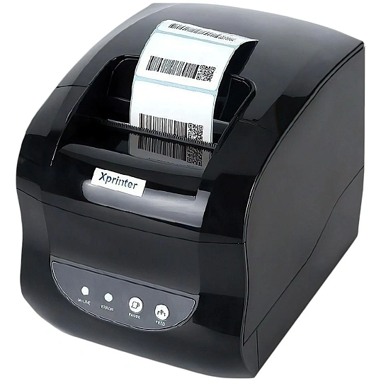 Этикет-принтер XPrinter XP 365B 203dpi, USB, Черный