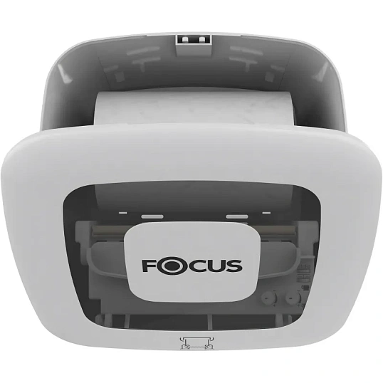 Диспенсер Focus д/рулон полотенец с автомат отрывом белый 8077062/8093486