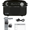 Радиоприемник Sven SRP-505, 3Вт, Bluetooth, FM/AM/SW/USB/microSD/AUX, аккум