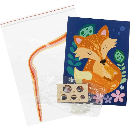 Набор для квиллинга Лисичка, Квл-040