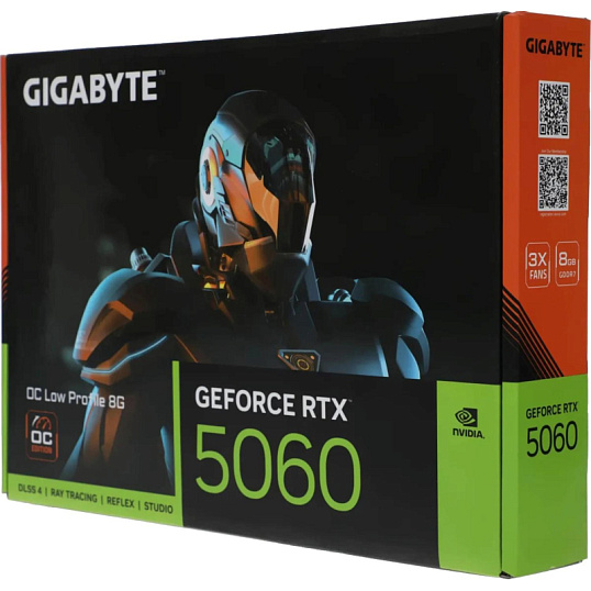 Видеокарта Gigabyte RTX 5060 8Gb HDMIx1 DPx3 (GV-N5060OC-8GL)
