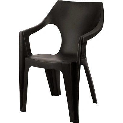 Кресло PR_Decorona DeForma 550x535x785 мм теплый орех