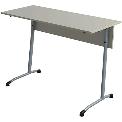 Парта МЕТ_ Стол ученический Гармония 2-местный 6г.р. серый/серый