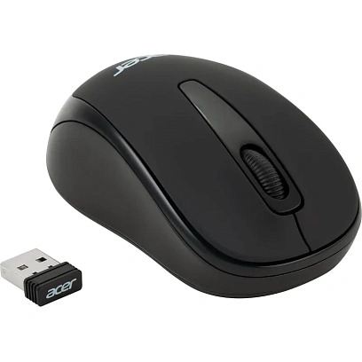 Мышь компьютерная Acer OMR133 черн. оптич. 1000dpi/2but беспровод. USB