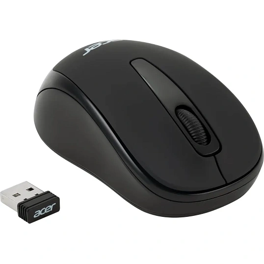 Мышь компьютерная Acer OMR133 черн. оптич. 1000dpi/2but беспровод. USB