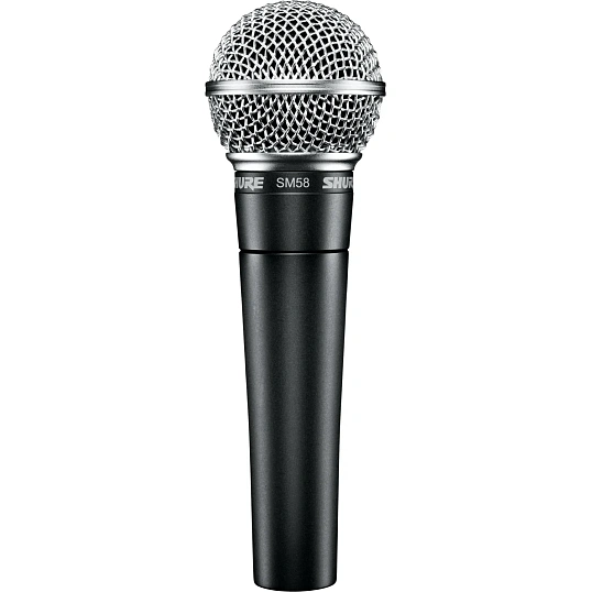 Микрофон Shure SM58-LCE, вокальн динамич кардиоидн, 50-15000 Гц, 1,6 мВ/Па