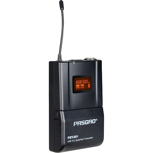 Радиосистема Pasgao PAW-900/PBT-801, 1 канальная, 1 петличн мкф