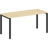 Стол Metal System Style П-обр. м/к БП.СП-4 1600x720x750 Акация Лорка/Антрац
