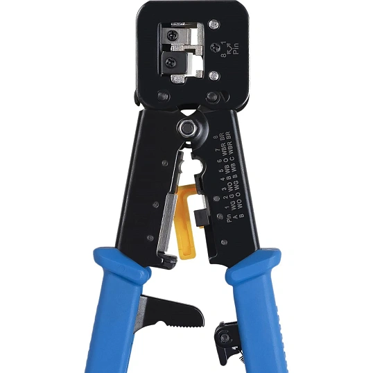 Кримпер обжимной Cabeus (HT-376Z) для RJ-45/RJ-12/RJ-11 черный