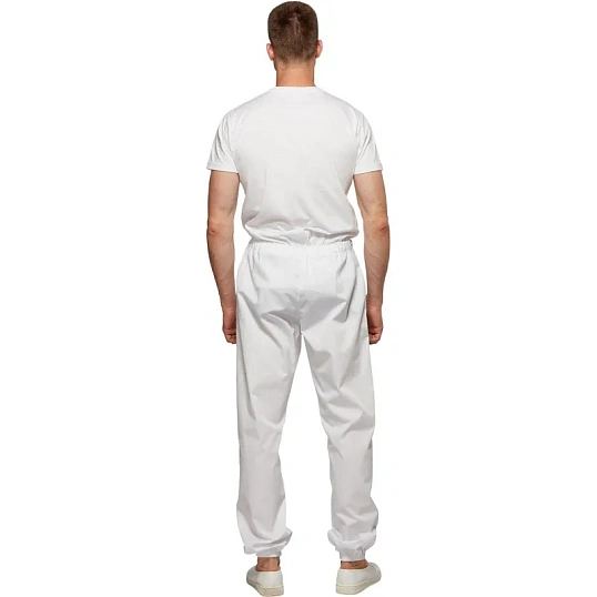 Брюки для пищевого производства бел. универс. сат у17-БР (р.60-62)р.158-164