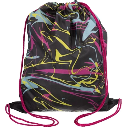 Сумка для сменной обуви цветная, ткань, дизайн СДС-3, ЦВЕТНАЯ АБСТРАКЦИЯ