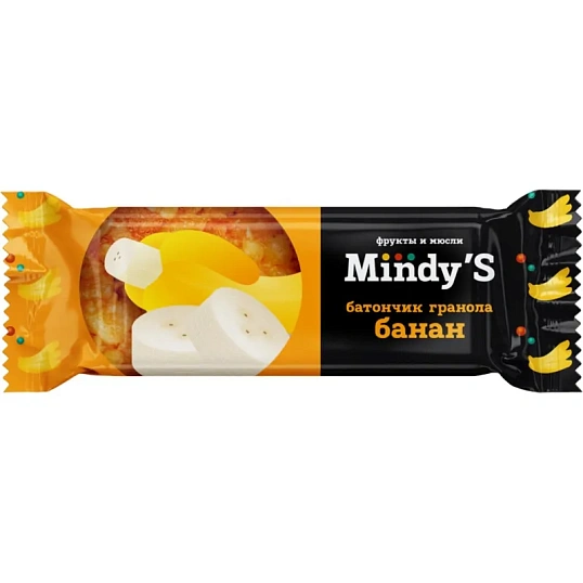 Батончик мюсли Mindy's Банан, 30штx35г