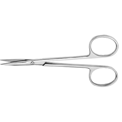 Ножницы глазные остроконечные прямые, 113 мм