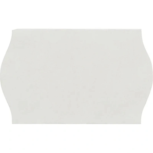 Этикет-лента 26х16 белая волна 1000 шт/рул, 10 рул/уп