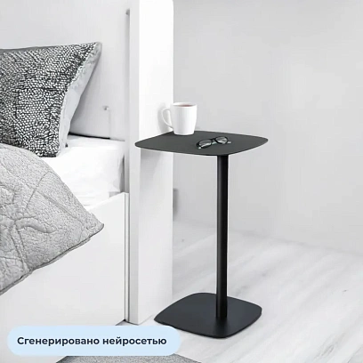 Стол журнальный KD_Комус Мебель Триада-21.черный 