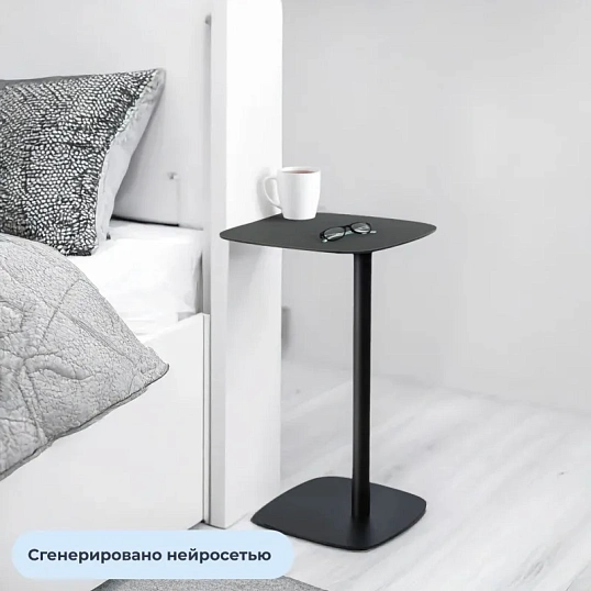 Стол журнальный KD_Комус Мебель Триада-21.черный 