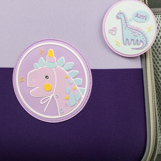 Ранец Комус Класс Basic Casual сирен+фиолет, 2 отд., эргоном. спинка