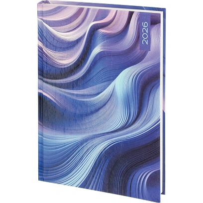 Ежедневник датированный 2026 Выбор есть, А5, 160л, 7БЦ, Wave