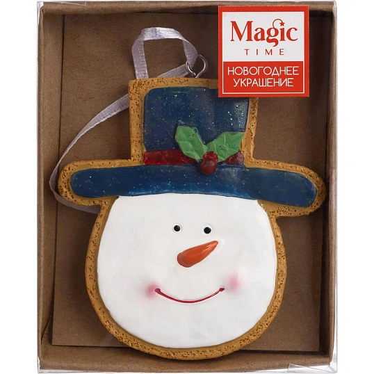 Игрушка подвесная из полирезины / 8x7,5x1,3см арт.93206