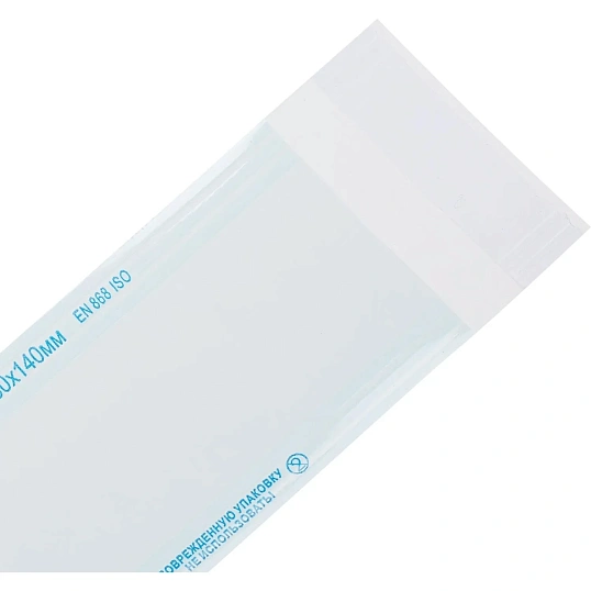 Пакет для стерилизации комбинир. 60 x 140 мм самокл. 100 шт/уп СтериТ