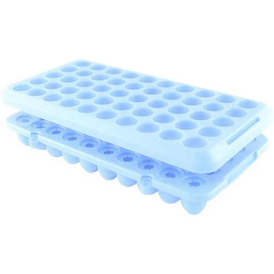 Штатив для пробирок 10-18 мм 50 гнезд, силиконовые фиксаторы 12005008