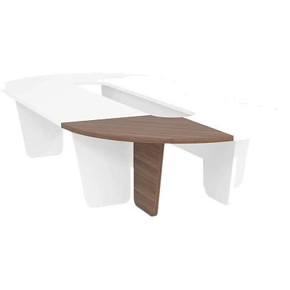 Стол приставной Ясень Бакаут 129В020