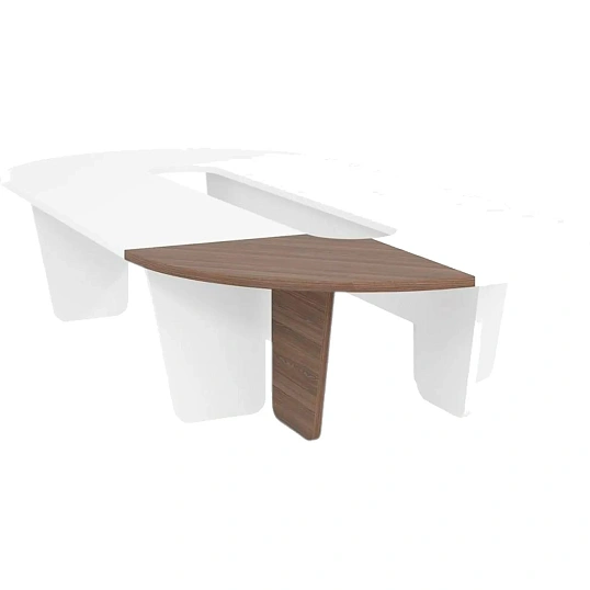 Стол приставной Ясень Бакаут 129В020