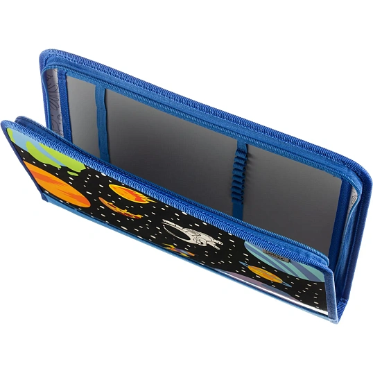 Папка для тетрадей Space time, А4,рез., ткань/ламин 340х235х30,ПТ-Р4