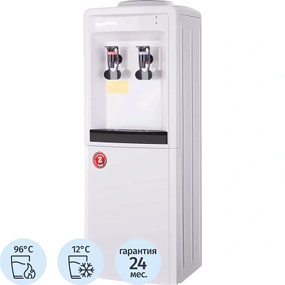 Кулер Aqua Work AW 0.8LDR (белый), эл. охл, нажим кружкой