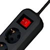 Сетевой фильтр PROGIX SF4PB7 4р/7м черный, 3х0,75мм, 10А/2000Вт