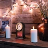 Ночник LED камин Старинные часы 14.7x11.7x25см 511-020 черный