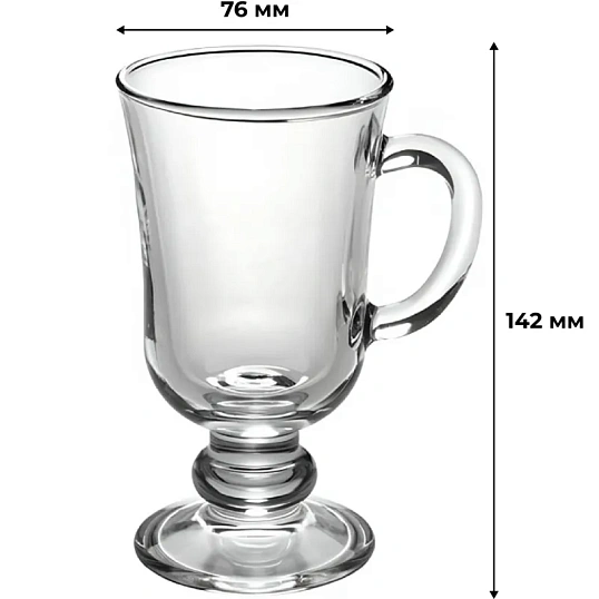 Бокал Irish Coffee 200млd=76 мм.h=142 мм.Глинтв глдк 12шт/уп(29322/08с1405)