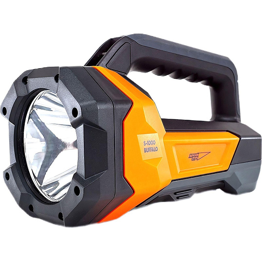 Фонарь ЯРКИЙ ЛУЧ S-1000 Buffalo узконапр., powerbank