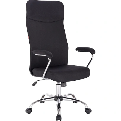 Кресло BN_Sp_EChair-590 TC ткань черный, хром