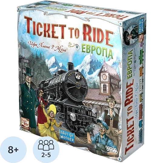 Настольная игра Ticket to Ride   Европа (3-е рус. изд.), 1032