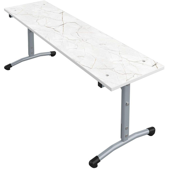 Скамья MET_рег. 120 оникс азул/серый