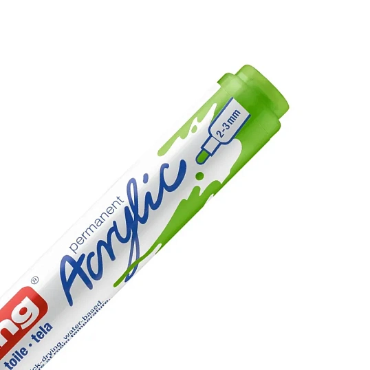 Маркер акриловый Edding 5100/927.кругл.нак. 2-3 мм. Цвет Желто-зеленый